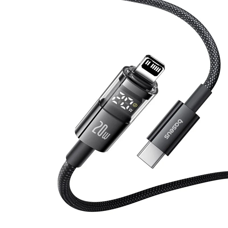 Baseus Display 2 Fast Charging Data Cable USB-C to iP 20W